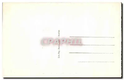 Vézelay — Vista da Igreja, tirada das Promenades — Livraria Papelaria Ravier, Avallon — Verso