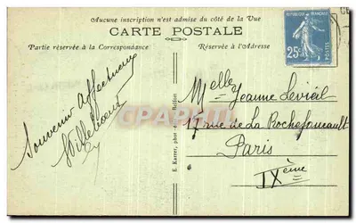 Ballon d'Alsace (wys. 1256 m.) — Le Saut de la Truite (wys. 706 m.) — E. Karrer, fot. wyd. Belfort — Rewers