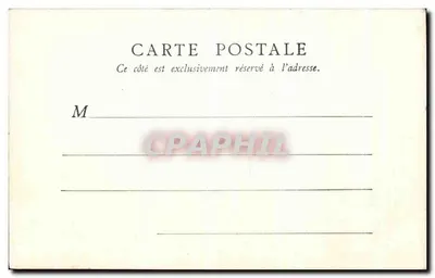 Kaplica drewniana — Paray-le-Monial — B.F., Paryż — Rewers