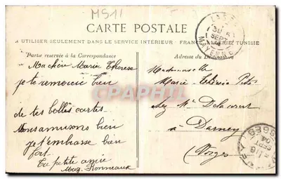Bagnolles-de-l'Orne — O Castelo da Roche-Bagnoles — E. Roussel, editor, Argentan - Cliché D. — Verso