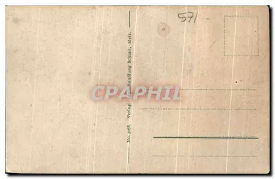 Metz — Widok Mostu Środkowego — Verlag Schmid, n° 3068 — Rewers