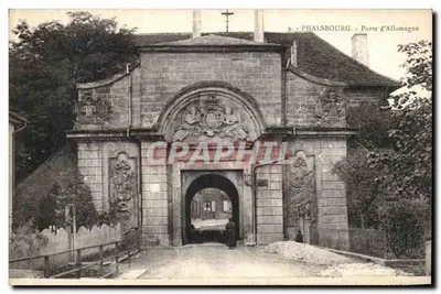 Phalsbourg - Porta da Alemanha — editor Fr. Herbst, Phalsbourg, n°9