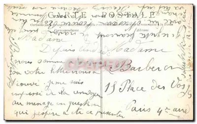 CARTE PHOTO Pecquencount 1914 1918 Explosão do 17 de outubro de 1918 — Verso