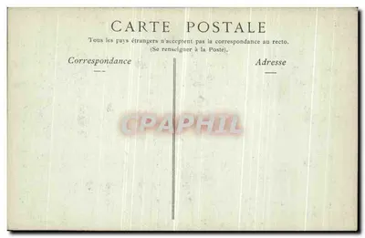 Kościół Najświętszej Maryi Panny z Ostrze, fasada — okolice Chalons-sur-Marne — kolekcja ND Phot, nr 96 — Rewers