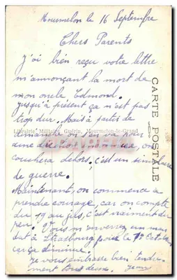Mourmelon-le-Grand — Katedra i Plac Clémenceau — Rewers