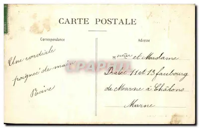 Champagne — Épernay — J. Bracquamart, wyd., Épernay — Rewers