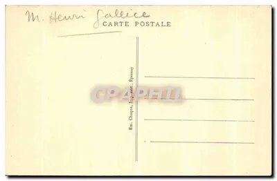 Epernay - Zamek Perrier widziany z Parku — Epernay & Sa Région, n°32 — Rewers