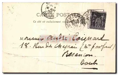 Vitry-le-François — Porte du Pont — éditeur Mina L. Batty, 118, Vitry-le-François — Verso