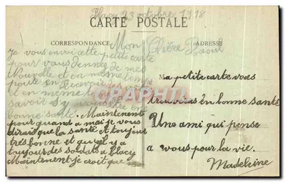 Vitry-le-François — L'Église - La Place d'Armes — Édition du Grand Bazar, Vitry-le-François — Verso