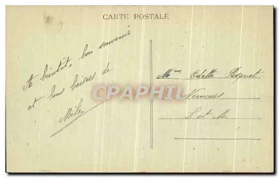 Chalons-sur-Marne — Pałac Sądowy i Wieże Najświętszej Maryi Panny — Thulliller, wydawca, Reims — Rewers