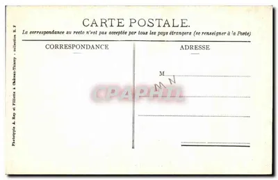 Châlons-sur-Marne — Wnętrze katedry — Fototypia A. Rey et Fillette w Château-Thierry — Rewers
