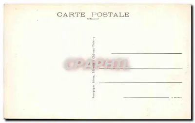 Chalons-sur-Marne — A Caixa de Economia vista sobre o Jard — Editor J. B. n°123 — Verso