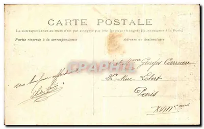 Chalons-sur-Marne — O Palácio de Justiça — Edição dos Magasins Réunis — Verso