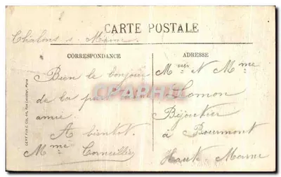 Chalons-sur-Marne — Il Canale del Jarde — LL. n°141 — Verso