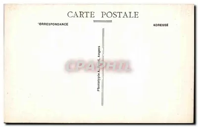 Loches (Loiret) — El Ayuntamiento y la Puerta Picoys — A. B. — Reverso