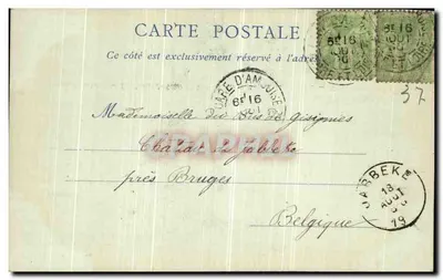 Castelo de Amboise — A Caça de São Huberto, desenho de porta da capela — ND Pbot — Verso