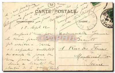 Loches — Publiczny ogród — E. Reynond, wyd. — Rewers