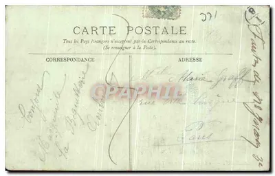 Amboise — Le Levé de la Loire — LL. Éditeur : LL. N° 52 — Verso
