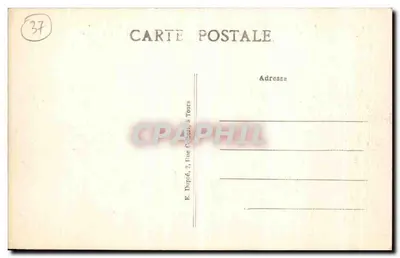 Tours (Loira) — Ogólny widok — Loira — Most Kamieniany — Katedra Świętego Gatiana — A.P. — Rewers