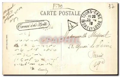 Tours — Stara domowa z XV wieku — LL n°112 — Rewers