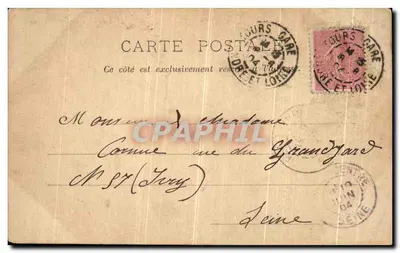 Tours — Le Grand Bazar — editor desconocido, n° 491 — Reverso