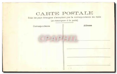 Tours — Gare, widok z Prefektury — GB 97, wydawca Gründ Bâcher — Rewers