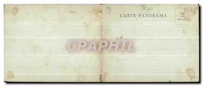 CARTE DOPPIA Panorama di Amboise — Verso