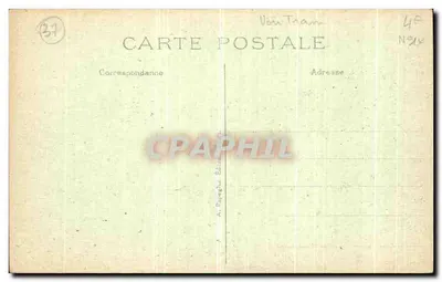 Tours (Loire-et-Loire) — A Place du Palais de Justice e a Avenue de Grammont, lado Nordeste — A. P. — Verso