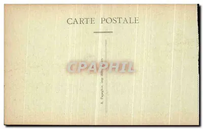 Tours (Loire) — Os Squares Descartes e Rabelais — O Ponte de Pierre e a Loire — A. P. — Verso
