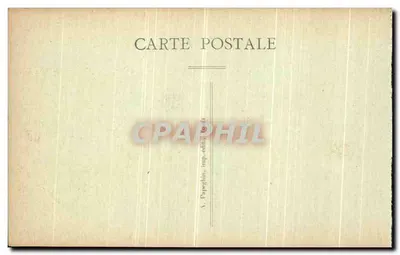 Tours (Loire-et-Cher) — O Antigo Hotel de Ville e o Square Rabelais — A.P. — Verso