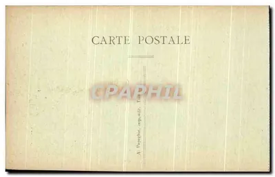 Tours (Loire-et-Loire) — A Place do Palácio de Justiça e a Avenida de Grammont (lado Nordeste) — A. P. — Verso