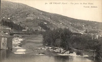 Le Vigan (Gard) — Vista tirada do Ponte Velha — Tourist - Edition, n°70