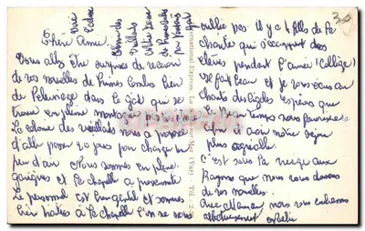 N.-D. de PRIMECOMBE (Gard) — A Virgem da Capela — Verso