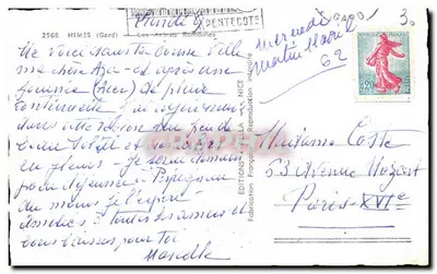 Areny Rzymskie — Nîmes (Gard) — Wydawnictwo PENTECOTE — Rewers