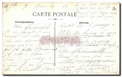 Statua Madonny w Nîmes — wydawca Nîmes, nr 14 — Rewers