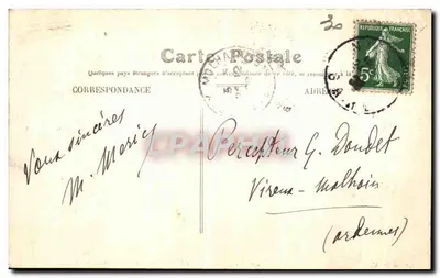 Fontanny Rzymskie — Ogrody Tuileries — Wydawca: G. Durand — Rewers