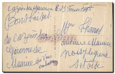 काजेर्स — ओऊरिड और गारोन नदियों का संगम — TW 25180 — पीछे