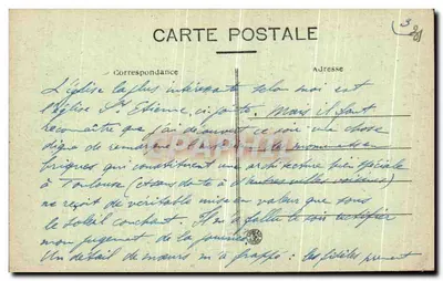 Toulouse — Wnętrze katedry św. Etienne — L. M. — Rewers