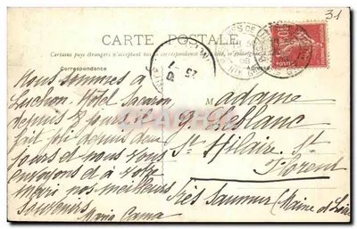 Luchon — La Buvette du Pré — Librairie Lafont, Allées d'Eugny, Luchon — Verso