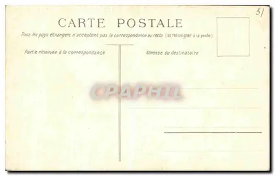 Toulouse — Hotel d'Assézat, interieurvisue — onbekende uitgever, serie-nummer 6 — Achterkant