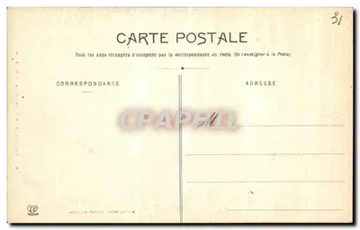 Toulouse - Portal de la Dalbade — editor LP, n° 31 — Reverso