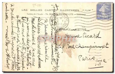 Valley of the Aude — Pierre-Lys Pass — Publisher FLIM — Back