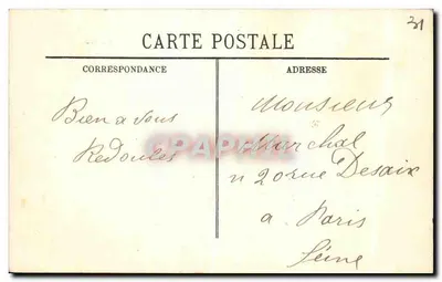Toulouse — La Estación — Editor LL. n° 168 — Reverso