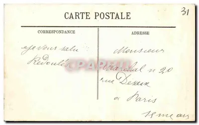 Toulouse. De Kerk van Onze Lieve Vrouw van de Dalbade en het Kade van Tounis — Uitzicht genomen vanaf de Prairie des Filtres — LL. — Achterkant