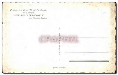Święta Bernadetta — Objawienie w Lourdes — Wydawnictwo Parafialne — Rewers