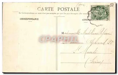 Pontcharra-sur-Bréda — Vista geral e o Mont Granier (1938m) — E. Reynaud, Editor, Chambéry, n°1320 — Verso