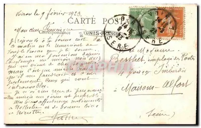 Voiron (Isère) — Ogólny widok — Wydawnictwo Serret — Rewers