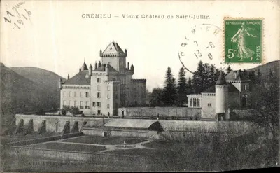 Crémieu — Velho Castelo de Saint-Jullin — N. Vialatte, impressor