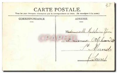 Wschód słońca nad Isarą — Courtoin Edr, Grenoble — Berthiez — Rewers