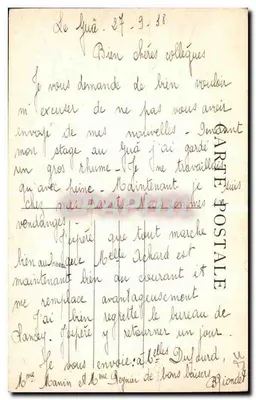 VIF (Isère) — Vista geral — Carta postal — Verso